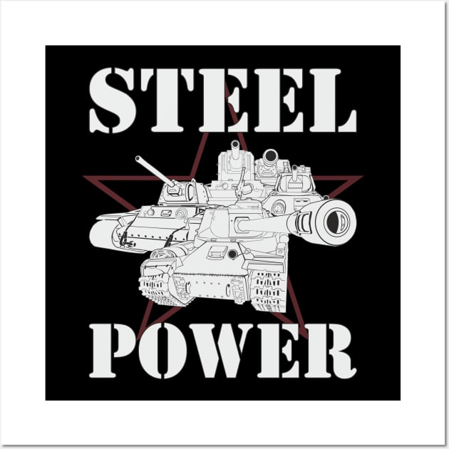 Steel Power Edit Wall Art by FAawRay